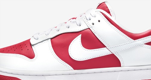 white orange dunk low